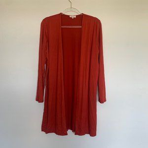 [LOVE J] Blood-Orange Women Cardagin,-Size Medium